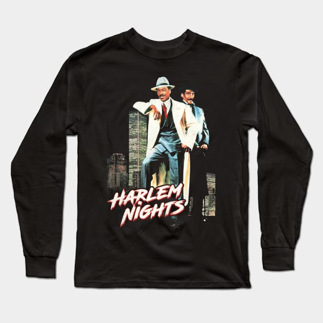 Harlem Nights Long Sleeve T-Shirt by darklordpug